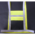 Reflective Band Vest of 100% Polyester Knitting Fabric and High Luster Reflective Tape